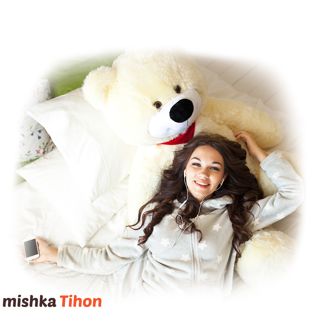 Мишка Тихон ™ 130 см белый