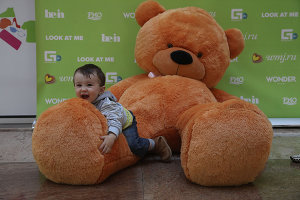 Мишка Тихон на Sunday Up Market в ТЦ РИО