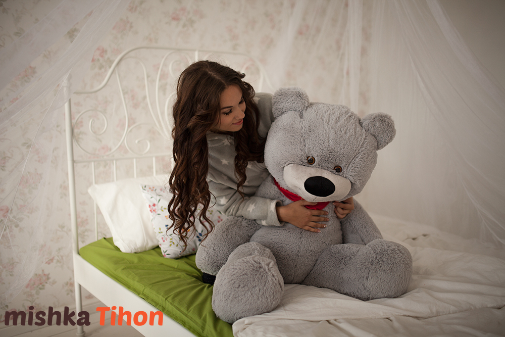 Мишка Тихон ™ 130 см серый