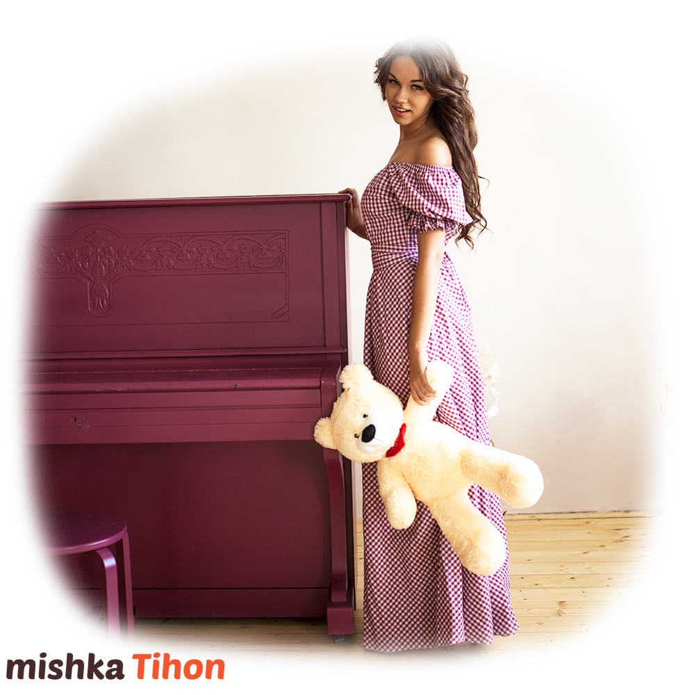 Мишка Тихон ™ 60 см персиковый