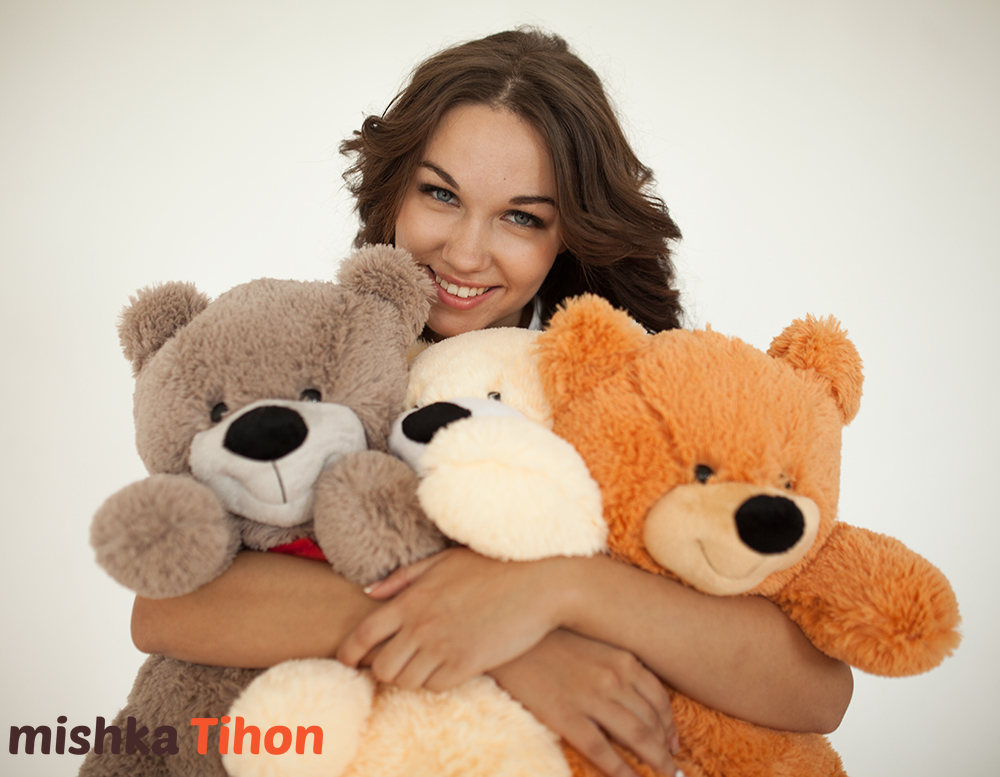 Мишка Тихон ™ 60 см персиковый