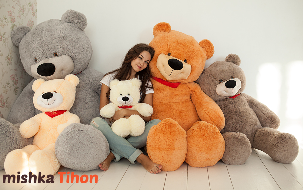 Мишка Тихон ™ 60 см персиковый
