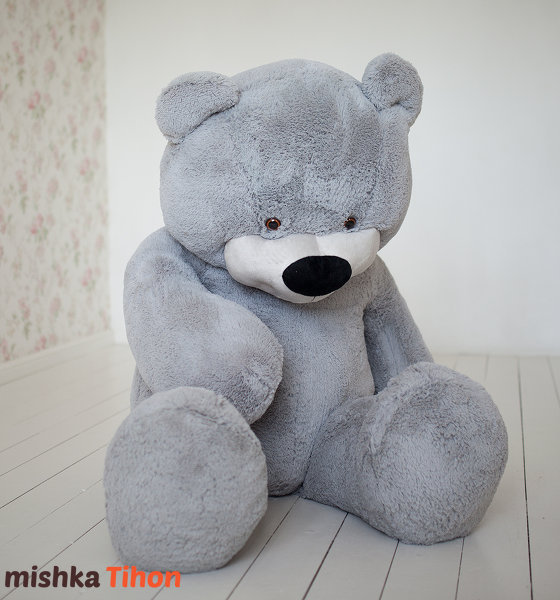 Мишка Тихон ™ 200 см серый