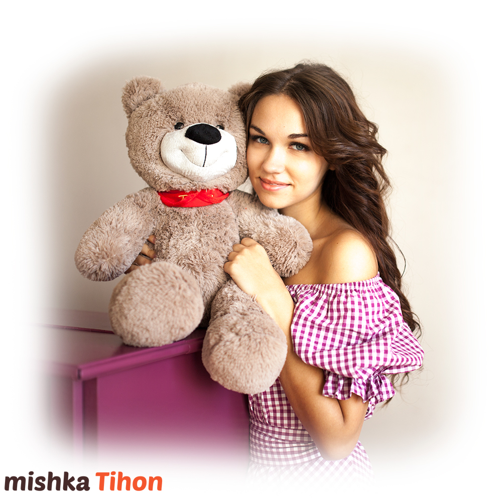 Мишка Тихон ™ 60 см кофейный